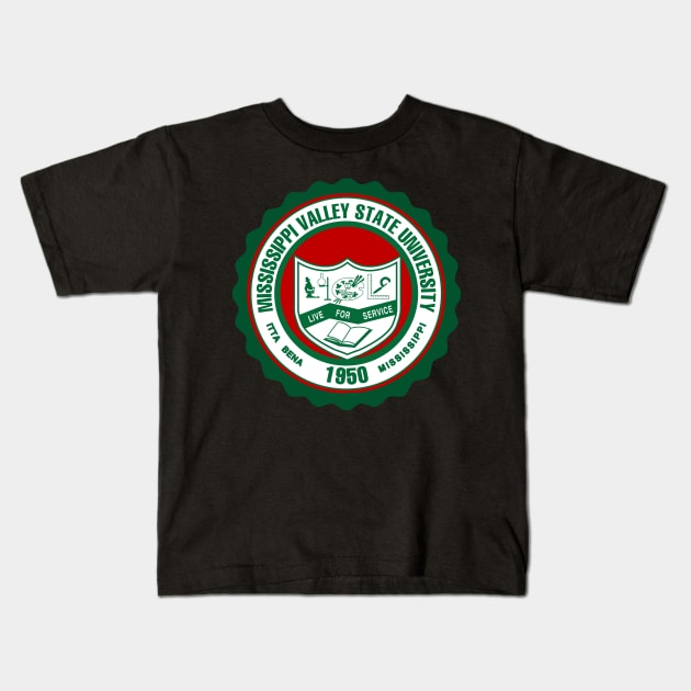 Mississippi Valley State 1950 University Apparel Kids T-Shirt by HBCU Classic Apparel Co